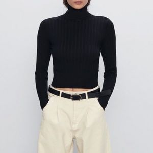 ZARA ribbed turtleneck